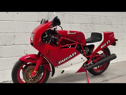 Extremely rare 1987 Ducati F3 400 Japanese domestic market model.