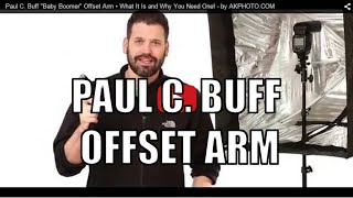 Paul Buff Offset Arm for Westcott Apollo Softbox • Speedlight Tip by AKPHOTO.COM