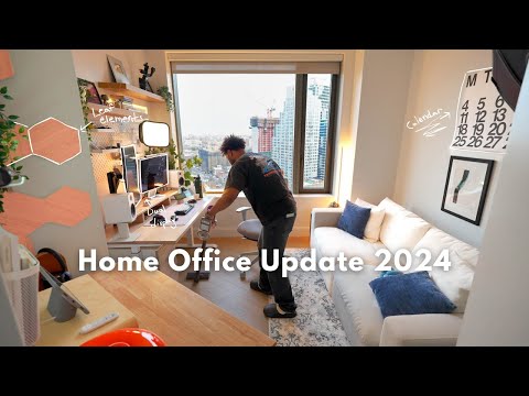 I Built My DREAM Home Office - Desk Setup Update (2024)