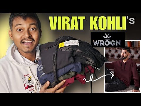 Virat Kohli's Brand WROGN Winter HOODIES Around ₹1000 | Quality Review