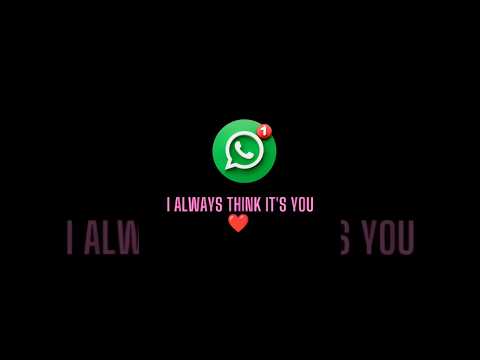 I always think it's you 💟... #missingstatus #lovestatus #painstatus #whatsappstatus #notification