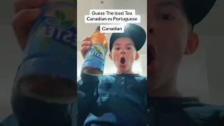 GUESS THE ICED TEA CANADIAN VS PORTUGUESE #shorts #canadianvsportuguese #icedtea #guess