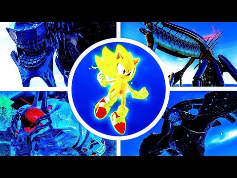 Sonic Frontiers All Titan Bosses & Ending Credits (PS5 4K UHD HDR 60FPS) (2023)