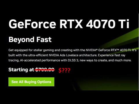 What should RTX 4070 Ti Priced?