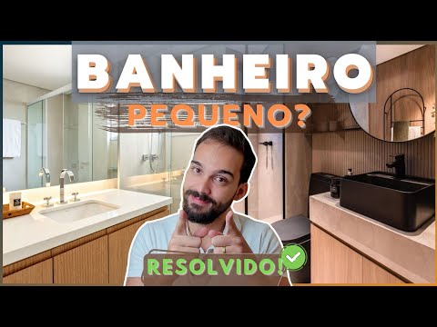 BANHEIRO PEQUENO - 6 técnicas para RESOLVER esta situação