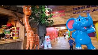 Hello EMIRATES PARK ZOO 🖐 - ABU DHABI- KIDS FRIENDLY ZOO #vlog #familyvlog #tamil