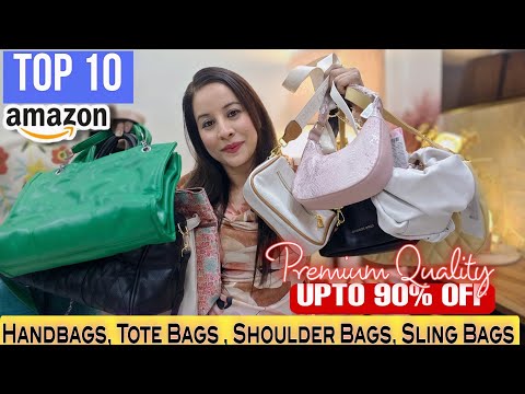 👛 Latest Amazon Handbags Haul/Slingbag/Clutches/Slingbags/Travel Bags 👛Amazon Haul Upto 80% OFF👛