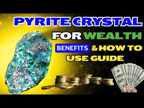 Pyrite Crystal Wealth Energy: Pyrite Stone Benefits | 9 Ways To Invite Huge Money Instantly