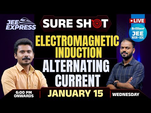 JEE EXPRESS | SURE SHOT | Electromagnetic Induction | Alternating Current | PYQ JEE | 15th Jan 2025