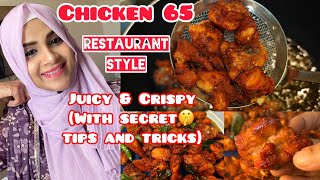 Chicken 65 for Biryani (With Secret🤫Tips&Tricks) Juicy&Crispy Restaurant Style Chicken 65 in Tamil