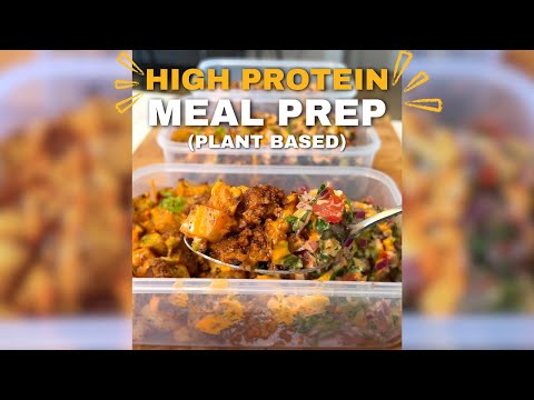 Vegan Meal Prep Recipe - HIGH PROTEIN (Plant-Based)