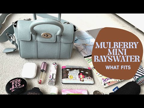 MULBERRY MINI BAYSWATER BAG | What Fits!