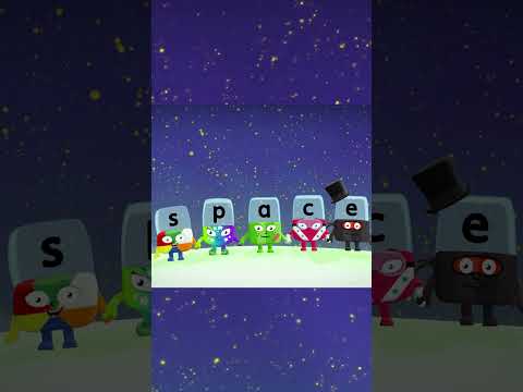 🌌 Let's Spell 'SPACE' with the Alphablocks 🚀 | Learn to Spell | @officialalphablocks #shorts