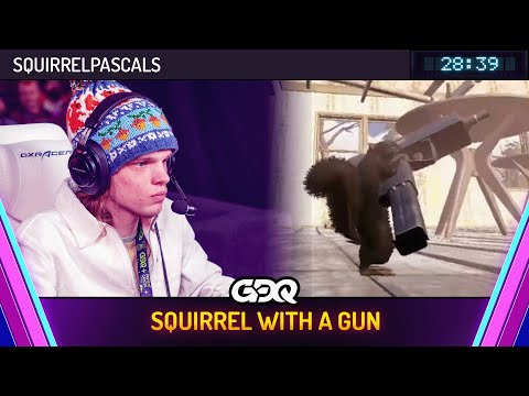 Squirrel with a Gun by squirrelpascals in 28:39 - Awesome Games Done Quick 2025