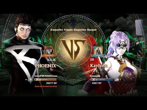 Soul Calibur VI Ranked Match - ooooPHOENIXoooo vs. (Kyarra22)