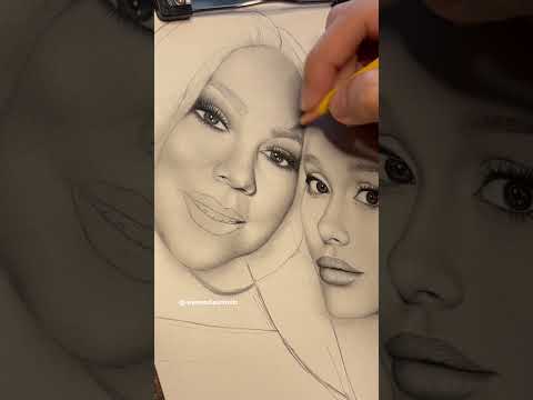 DRAWING MARIAH (tiktok: raymond.portraits) #art #shortsvideo #artist #artistdrawing #draw #artwork