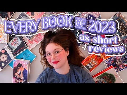 every single book i read in 2023 quickly reviewed 📚🍃 *yearly reading wrap-up*