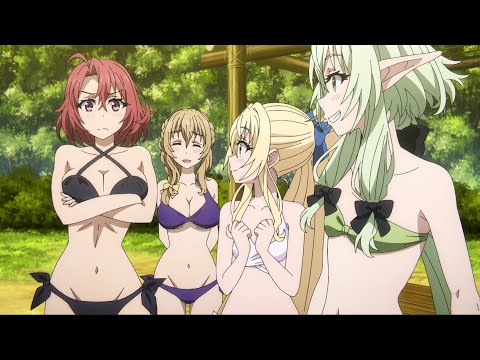 Priestess, Guild Girl, Cow Girl Bikini Fan Service | Goblin Slayer Season 2 Episode 6