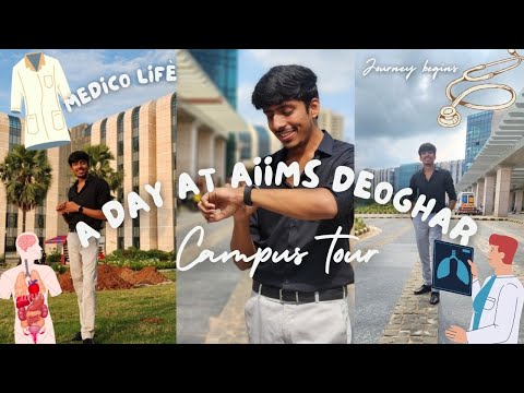 AIIMS DEOGHAR CAMPUS TOUR 😍 | LIFE AT AIIMS DEOGHAR 🥹🥳 | #neet #aiims #aiimsdeoghar