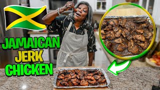 How To Make Jamaican Jerk Chicken In The Oven *Homemade Jerk Sauce*