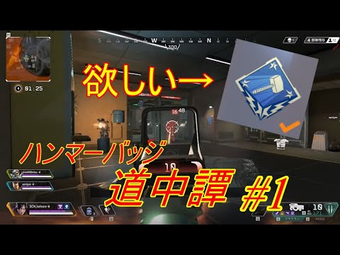 【APEX】FPS初心者のハンマーバッジ道中譚 #1