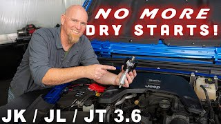 STOP Dry Starting your Pentastar 3.6!! - Baxter Performance Oil Filter Adapter