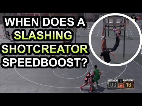 When Does A Slashing Shotcreator Speedboost?