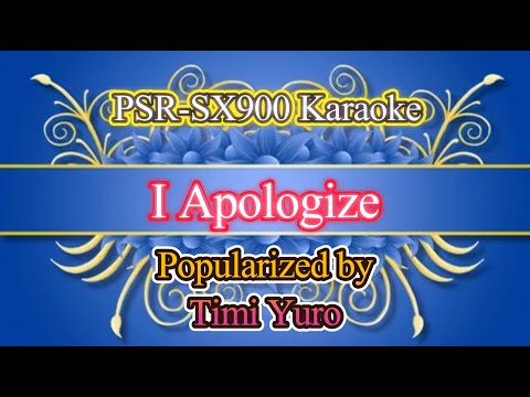 I Apologize - Timi Yuro Video Karaoke