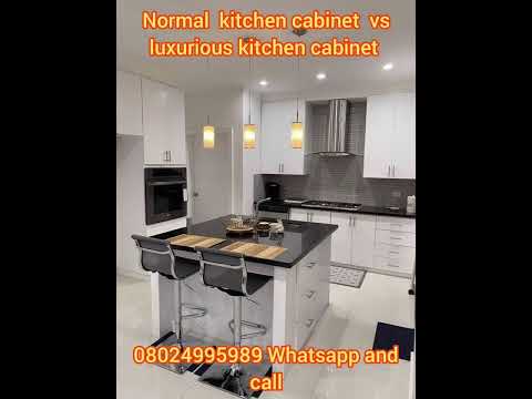 NORMAL KITCHEN CABINET VS LUXURIOUS KITCHEN CABINET