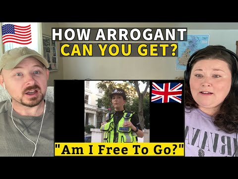 Americans React: "Educated" American vs British Police in London