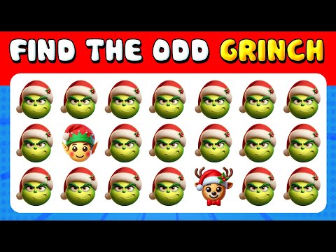 271 Puzzles for GENIUS 🧠 | Find the ODD One Out - The Grinch Quiz 🌟🔍 Easy, Medium, Hard Levels!