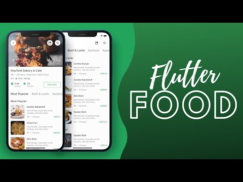 Food or Restaurant App - Main Page | Flutter