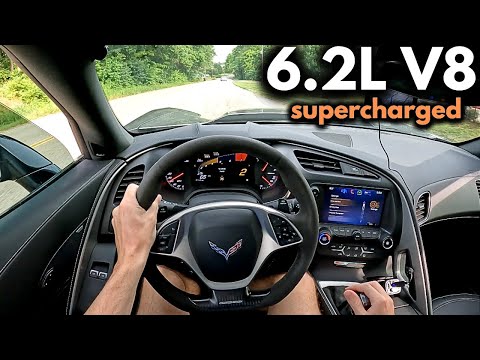 *BRUTAL* C7 Corvette Z06 Downshifts | POV Drive