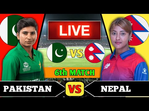 🔴Live: Pakistan Women Vs Nepal Women Live Asia Cup 2024 | NEP W vs PAK W Live #cricketlive