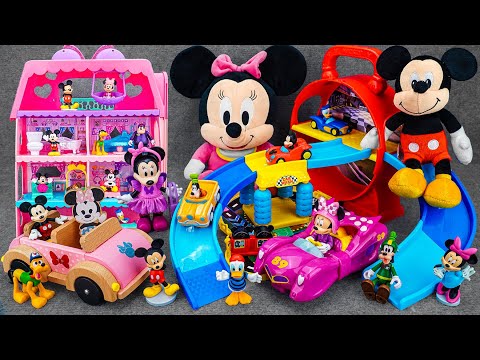 Satisfying with Unboxing Disney Mickey Mouse Fly 'n Slide Clubhouse Playset | Review Toys ASMR