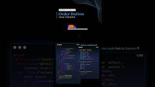 Animated Order Button using Gsap #codewith #shorts  #webdevelopment  #coder #css #coding