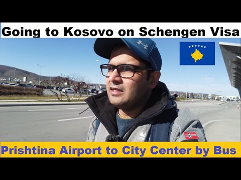 Prishtina, Kosovo Airport to City Center by Bus | Immigration Experience in Kosovo and Sim Purchase