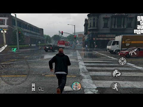 🔥FINALLY GTA V MOBILE DOWNLOAD | GTA V APK OBB GAMEPLAY DOWNLOAD