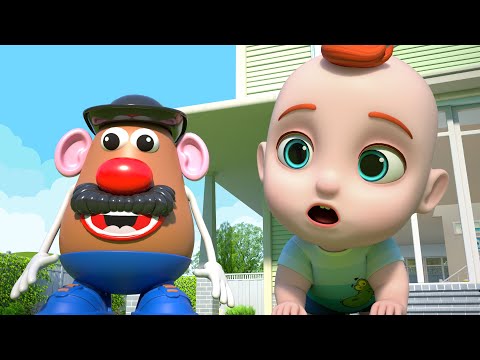 Head Shoulders Knees & Toes | Learn Body Parts with Potato Heads | Leo Nursery Rhymes