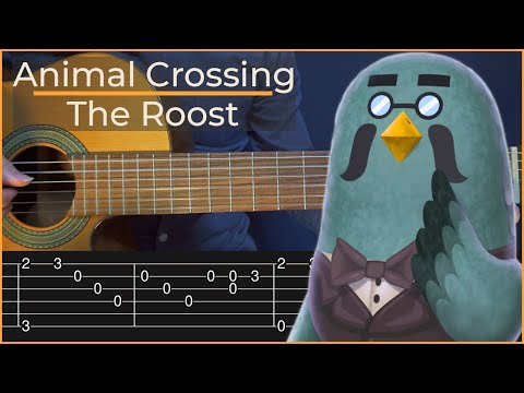 The Roost - Animal Crossing (SImple Guitar Tab)