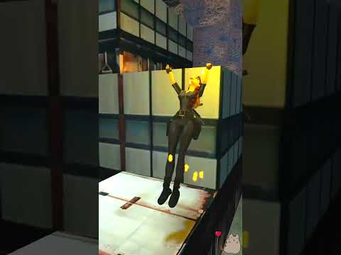 Self-aware Lara Croft Unexpected PARKOUR in Tomb Raider 3