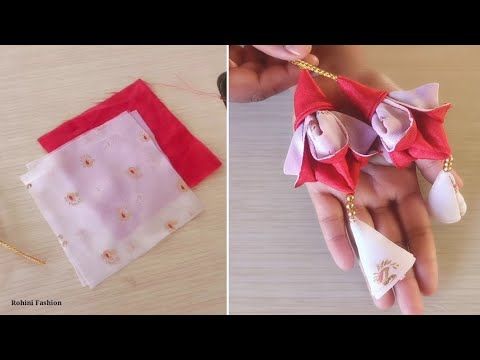 New fabric latkan design | Fabric latkan making and stitching