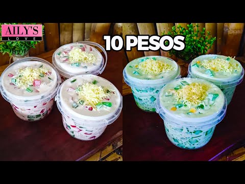 TRENDING MABENTA DINUDUMOG PATOK NA PANGNEGOSYO - JELLY FRUIT SALAD | BUKO PANDAN JELLY SALAD