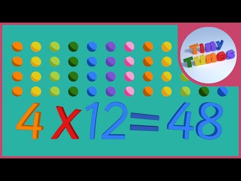 4 Times Table Song | Tiny Tunes