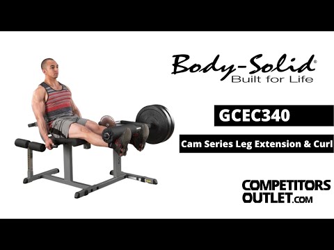 Body-Solid Cam Series Leg Extension And Curl GCEC340