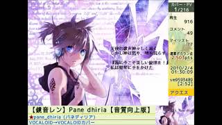 (partially found?)【鏡音レン】 Pane dhiria 【音質向上版】(vocarank clip)