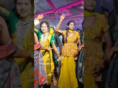 Haldi Program Dance Marathi wedding video YouTube vicky vahane #instagram_vickydj_wahane