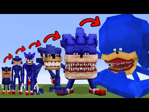 Shin Sonic ALL PHASES in Minecraft