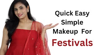 Quick Easy Simple Summer Makeup Look for Festivals | Aanchal