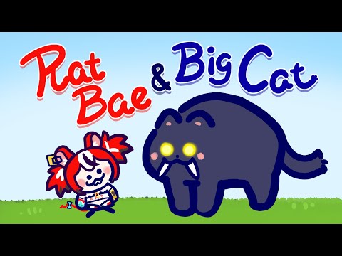 Rat Bae🧀 & Big Cats🐱  【Hololive Animation】